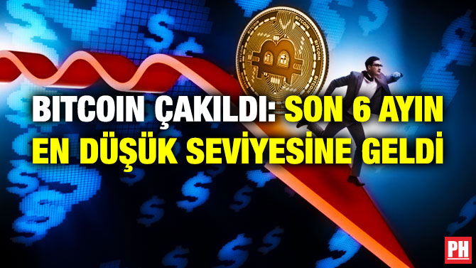 Bitcoin Çakıldı: Son 6 Ayın En Düşük Seviyesine Geldi