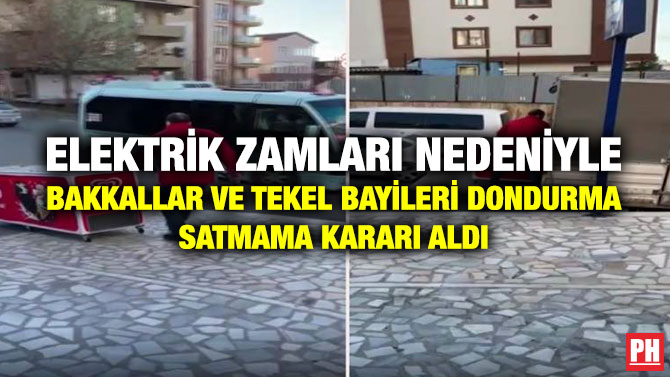 Elektrik Zamları Nedeniyle Bakkallar ve Tekel Bayileri Dondurma Satmama Kararı Aldı