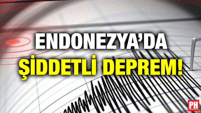 Endonezya’da Şiddetli Deprem!