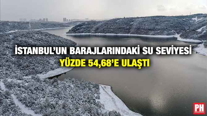 İstanbul’un Barajlarındaki Su Seviyesi Yüzde 54,68’e Ulaştı