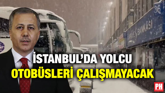 İstanbul’da Yolcu Otobüsleri Çalışmayacak