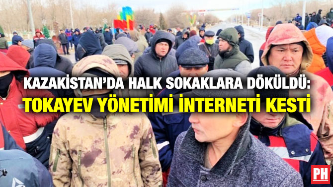 Kazakistan’da Halk Sokaklara Döküldü: Tokayev Yönetimi İnterneti Kesti