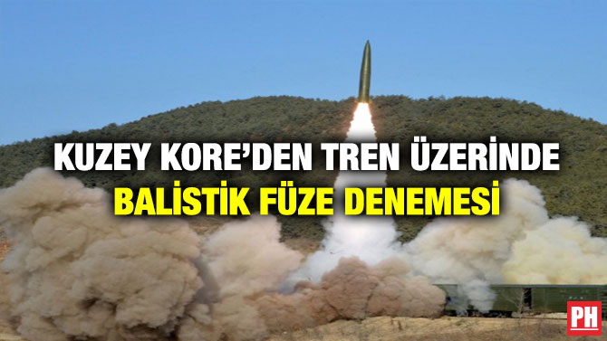 Kuzey Kore’den Tren Üzerinde Balistik Füze Denemesi
