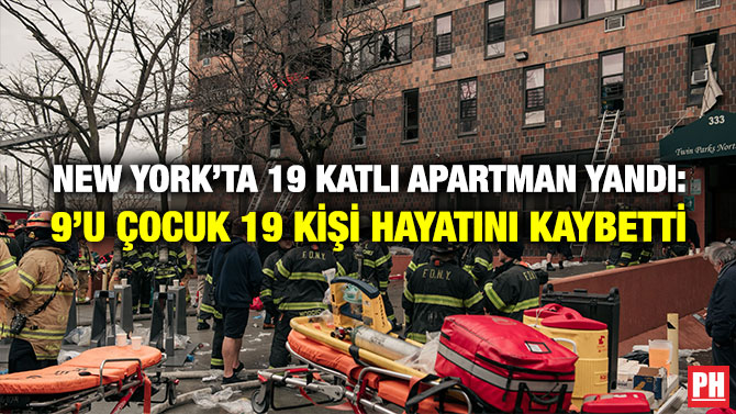 New York’ta 19 Katlı Apartman Yandı: 9’u Çocuk 19 Kişi Hayatını Kaybetti