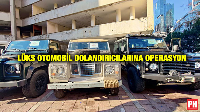Lüks Otomobil Dolandırıcılarına Operasyon