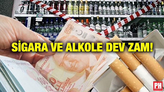 Sigara ve Alkole Dev Zam!