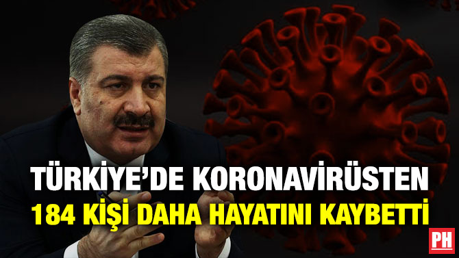Türkiye’de Koronavirüsten 184 Kişi Daha Hayatını Kaybetti