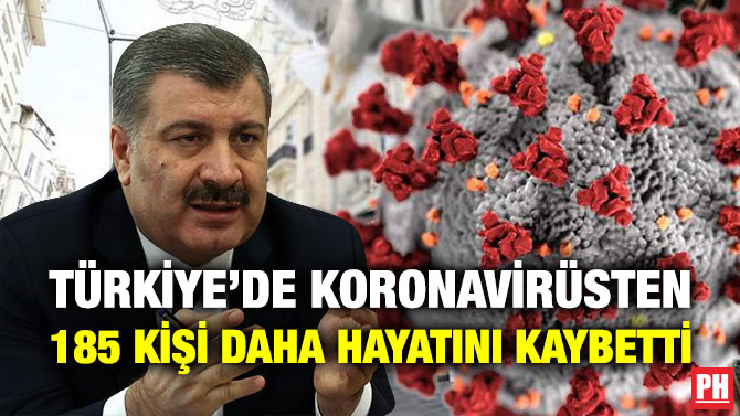 Türkiye’de Koronavirüsten 185 Kişi Daha Hayatını Kaybetti