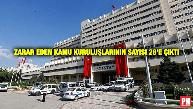 Zarar Eden Kamu Kuruluşlarının Sayısı 28’e Çıktı
