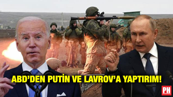 ABD’den Putin ve Lavrov’a Yaptırım!