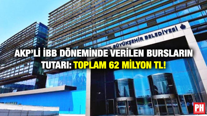 AKP’li İBB Döneminde Verilen Bursların Tutarı: Toplam 62 Milyon TL!