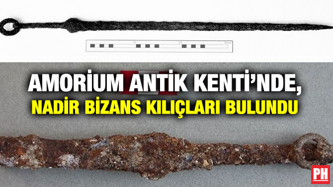 Amorium Antik Kenti’nde, Nadir Bizans Kılıçları Bulundu