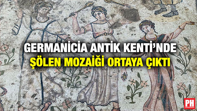 Germanicia Antik Kenti’nde Şölen Mozaiği Ortaya Çıktı
