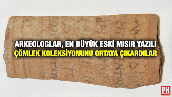 Arkeologlar, En Büyük Eski Mısır Yazılı Çömlek Koleksiyonunu Ortaya Çıkardılar