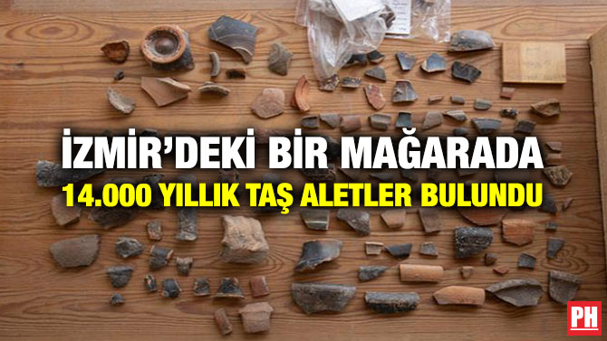 İzmir’deki Bir Mağarada 14.000 Yıllık Taş Aletler Bulundu