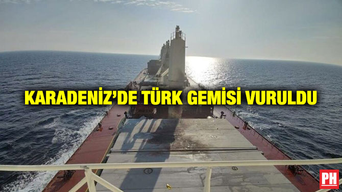 Karadeniz’de Türk Gemisi Vuruldu