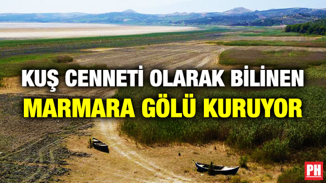 Kuş Cenneti Olarak Bilinen Marmara Gölü Kuruyor