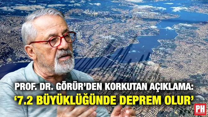 Prof. Dr. Görür’den Korkutan Açıklama: ‘7.2 Büyüklüğünde Deprem Olur’