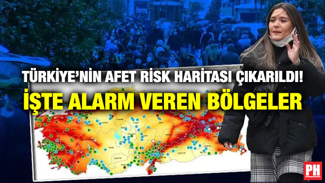 Türkiye’nin Afet Risk Haritası Çıkarıldı! İşte Alarm Veren Bölgeler