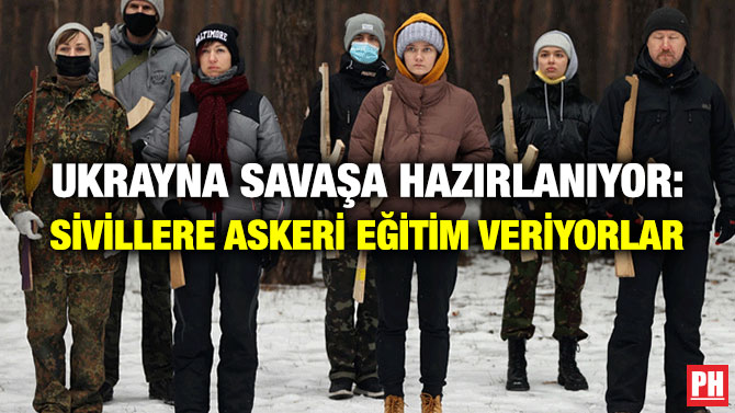 Ukrayna Savaşa Hazırlanıyor: Sivillere Askeri Eğitim Veriyorlar