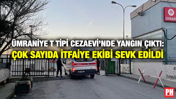 Ümraniye T Tipi Cezaevi’nde Yangın Çıktı: Çok Sayıda İtfaiye Ekibi Sevk Edildi
