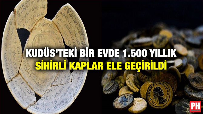 Kudüs’teki Bir Evde 1.500 Yıllık Sihirli Kaplar Ele Geçirildi
