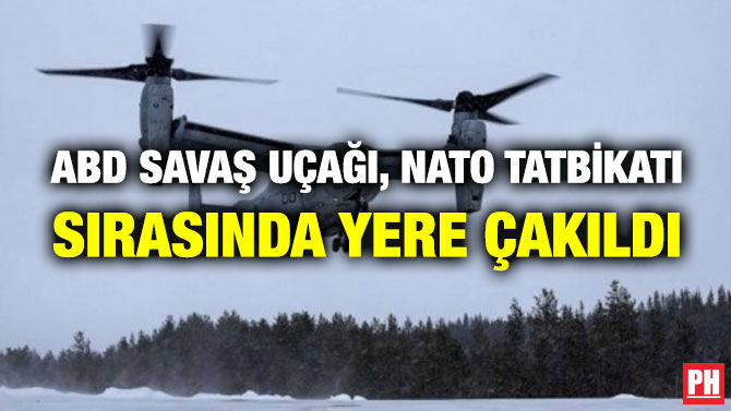 ABD Savaş Uçağı, NATO Tatbikatı Sırasında Yere Çakıldı