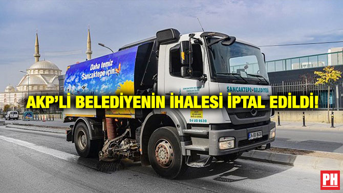AKP’li Belediyenin İhalesi İptal Edildi!