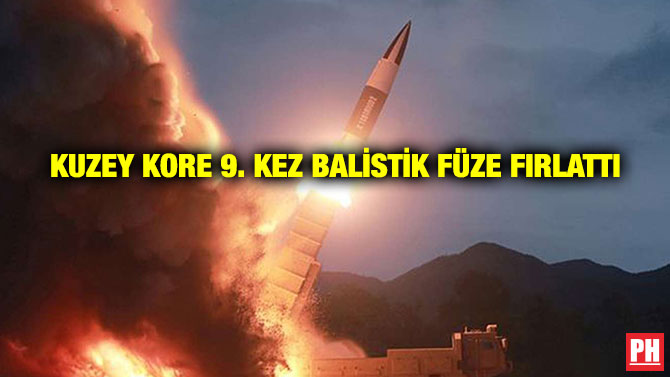 Kuzey Kore 9. Kez Balistik Füze Fırlattı