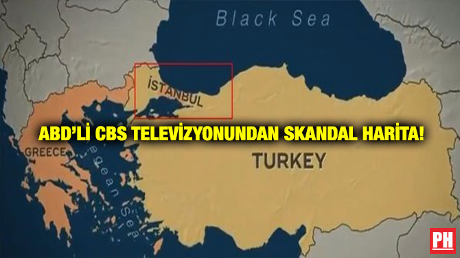 ABD’li CBS Televizyonundan Skandal Harita!