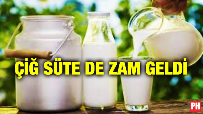 Çiğ Süte de Zam Geldi