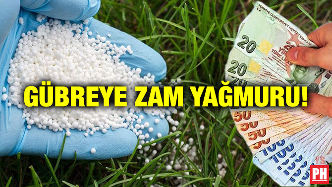 Gübreye Zam Yağmuru!