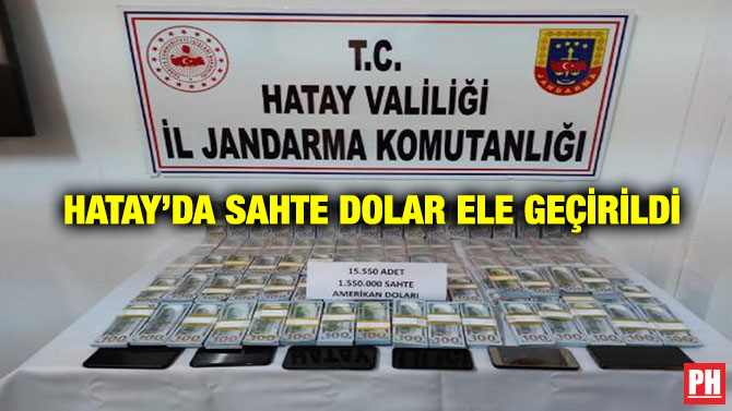 Hatay’da Sahte Dolar Ele Geçirildi