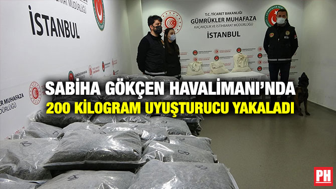 Sabiha Gökçen Havalimanı’nda 200 Kilogram Uyuşturucu Yakaladı