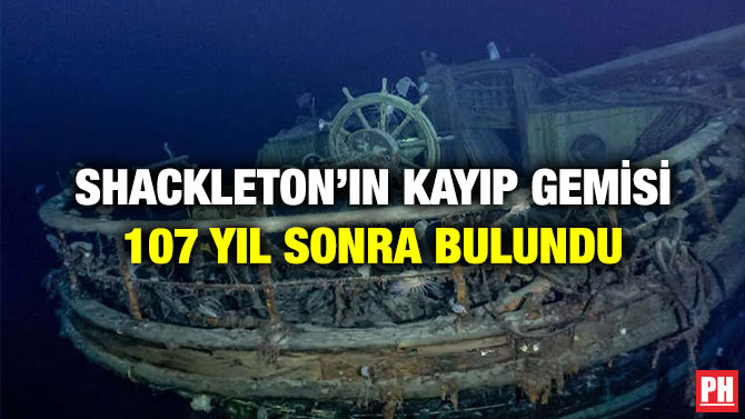 Shackleton’ın Kayıp Gemisi 107 Yıl Sonra Bulundu