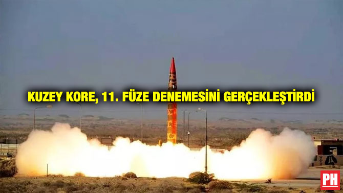 Kuzey Kore, 11. Füze Denemesini Gerçekleştirdi