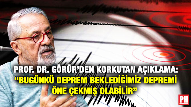 Prof. Dr. Görür’den Korkutan Açıklama: “Bugünkü Deprem Beklediğimiz Depremi Öne Çekmiş Olabilir” 