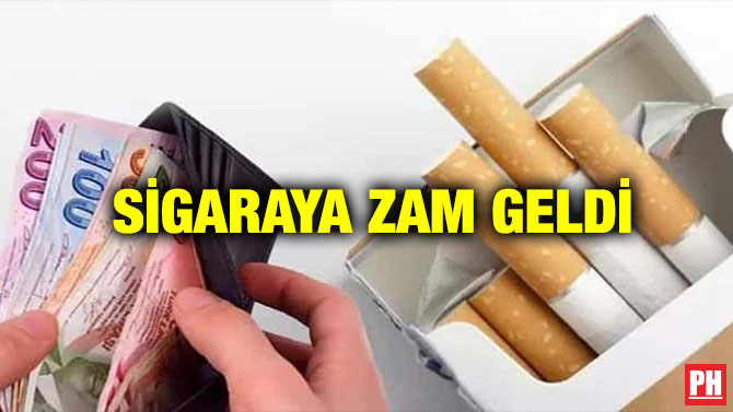 Sigaraya Zam Geldi