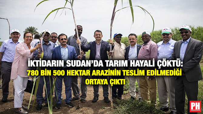 İktidarın Sudan’da Tarım Hayali Çöktü: 780 Bin 500 Hektar Arazinin Teslim Edilmediği Ortaya Çıktı