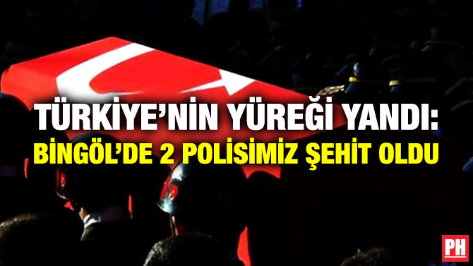 Türkiye’nin Yüreği Yandı: Bingöl’de 2 Polisimiz Şehit Oldu