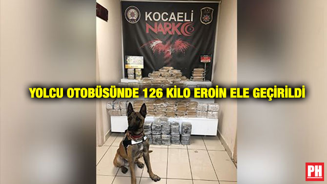 Yolcu Otobüsünde 126 Kilo Eroin Ele Geçirildi