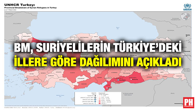 BM, Suriyelilerin Türkiye’deki İllere Göre Dağılımını Açıkladı