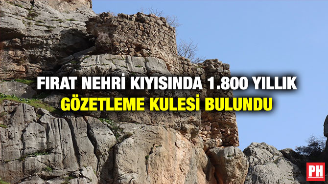 Fırat Nehri Kıyısında 1.800 Yıllık Gözetleme Kulesi Bulundu