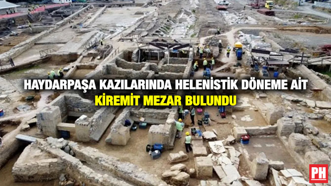 Haydarpaşa Kazılarında Helenistik Döneme Ait Kiremit Mezar Bulundu
