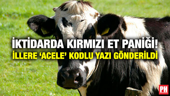 İktidarda Kırmızı Et Paniği! İllere ‘Acele’ Kodlu Yazı Gönderildi