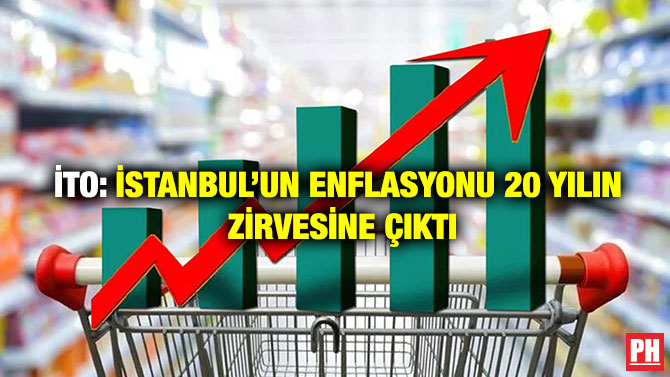 İTO: İstanbul’un Enflasyonu 20 Yılın Zirvesine Çıktı