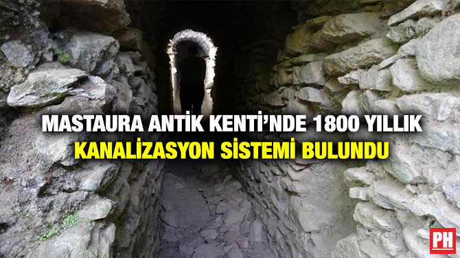 Mastaura Antik Kenti’nde 1800 Yıllık Kanalizasyon Sistemi Bulundu
