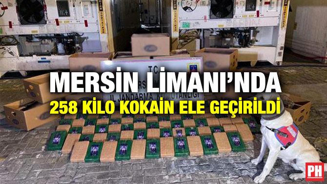 Mersin Limanı’nda 258 Kilo Kokain Ele Geçirildi
