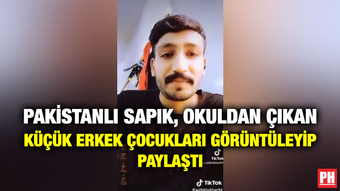 Pakistanlı Sapık, Okuldan Çıkan Küçük Erkek Çocukları Görüntüleyip Paylaştı