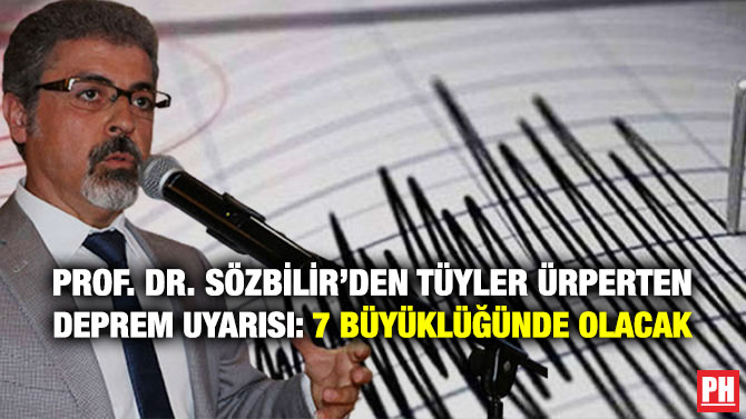 Prof. Dr. Sözbilir’den Tüyler Ürperten Deprem Uyarısı: 7 Büyüklüğünde Olacak